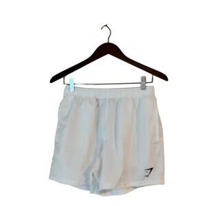 Gymshark Shorts Women’s Long Length Athletic Drawstring Logo Small